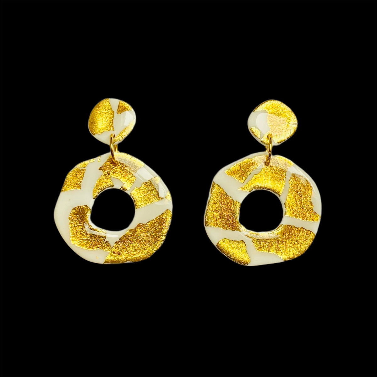 Golden sunset (white and gold )