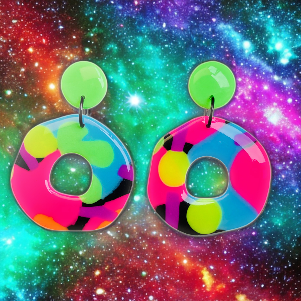 Neon party ( doughnut)