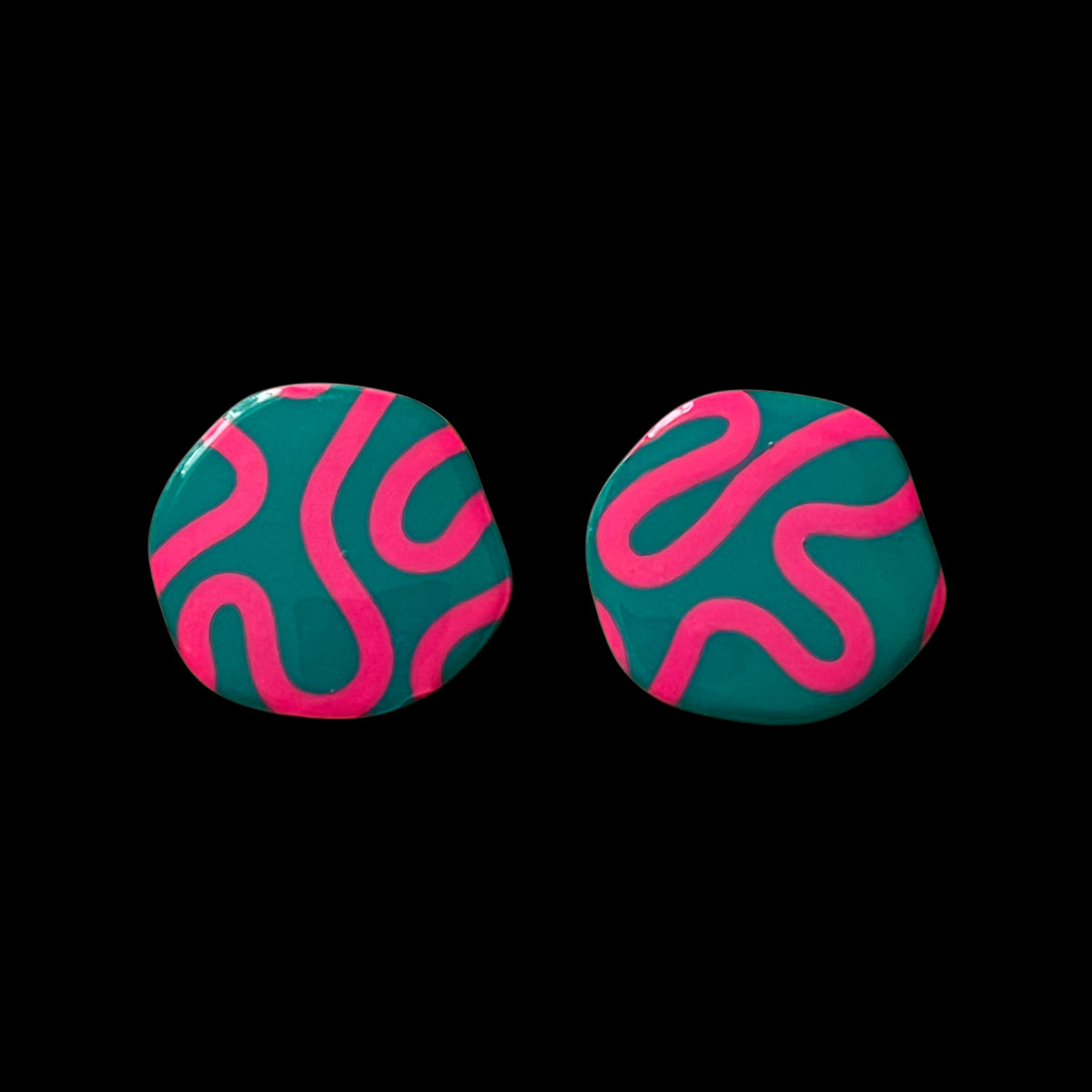 Wiggle ( Teal and right neon pink)
