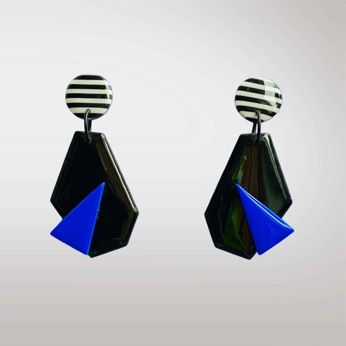 From spaceship (black and blue )