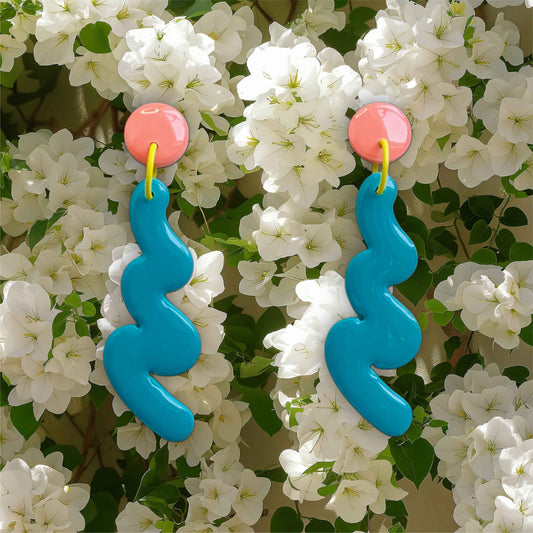 Memory of 80s (spring vacation, light blue and soft pink)