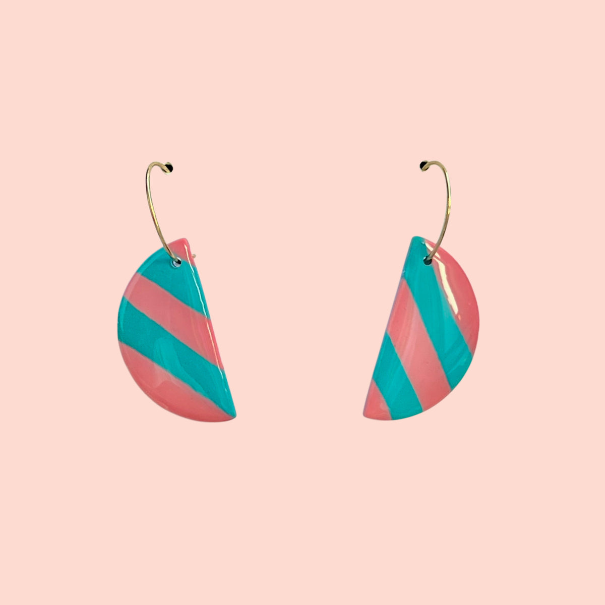 Spring breeze (teal and pink)