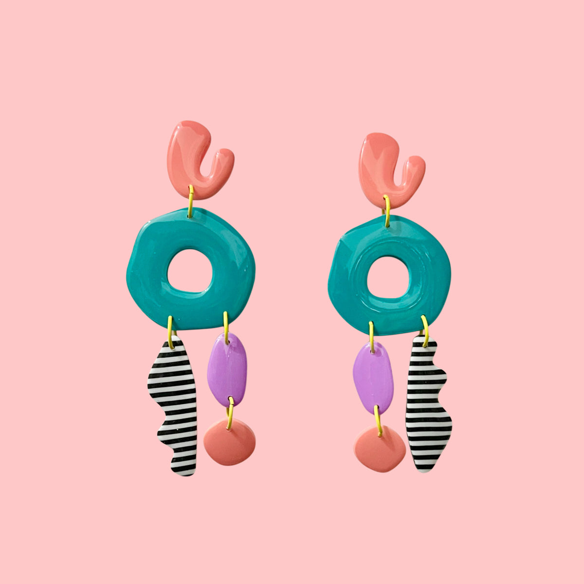 Be Yourself (Teal and light pink)